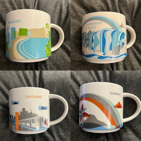 Starbucks You Are Here Mugs - Picture 1 of 11